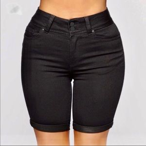 Fashion Nova Lift Me Up Bermuda Shorts